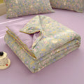Axyaa Lightweight Double Gauze Quilt: Queen Size Soft Soya Fibre Comforter