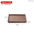 Axyaa Black Walnut Japanese Tea Tray for Home, Natural Wood Logs Cutting Board