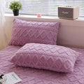 Axyaa Velvet Pillowcase Pair - Warm Rectangle Cushion Cover 48x74cm