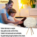 Axyaa Nordic Feather LED Desk Lamp: Modern & Minimalist Lighting Fixture