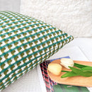 Axyaa Nordic Green Cushion Cover 45x45cm - Sofa Throw Pillow Decor - 1pc