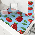 Axyaa Silicone Dish Drying Mat - Non-slip Heat Resistant Kitchen Counter Pad