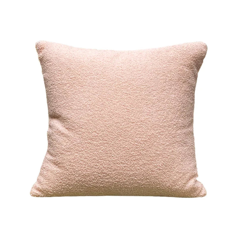 Axyaa Soft Plush Corduroy Throw Pillow Covers for Sofa Couch and Bedroom