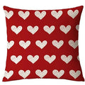 Axyaa Red Love Hug Pillowcase for Valentine's Day and Anniversaries