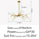 Luxurious Firefly LED Chandelier by Axyaa - Modern Nordic Home Lighting