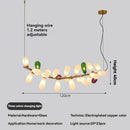 Axyaa Glass Teardrop Chandelier Modern Artistic Designer Pendant Light