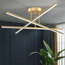 Axyaa Ceiling Lamp: Modern Suspension Chandelier for Living Room and Bedroom