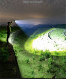 Axya XHP50 LED Flashlight: Rechargeable 18650/26650 Torch