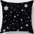 Christmas Elk Print Pillowcase 45x45cm for Sofa, Car, Bedroom, Living Room by Axyaa