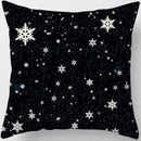 Christmas Elk Print Pillowcase 45x45cm for Sofa, Car, Bedroom, Living Room by Axyaa