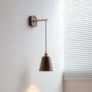 Axyaa Walnut Wooden LED Wall Lights Fixture Modern Indoor Lighting Nordic Wandlamp