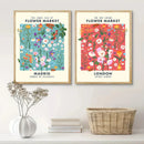 Axyaa Abstract Lemon Apple Fruit Canvas Prints Vase Wall Art for Modern Home