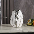 Axyaa Nordic Gold Ceramic Vases: Luxury Decor for Living Room, Porch, TV Cabinet.