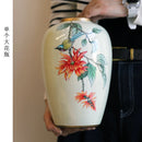 Axyaa Exquisite Chinese Ceramic Vase - Luxury Living Room Art Decoration