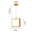 Axyaa Modern Nordic Style Wood LED Pendant Lighting
