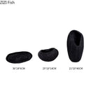Axyaa Coral Texture Resin Vase & Tray Set for Modern Home Decor