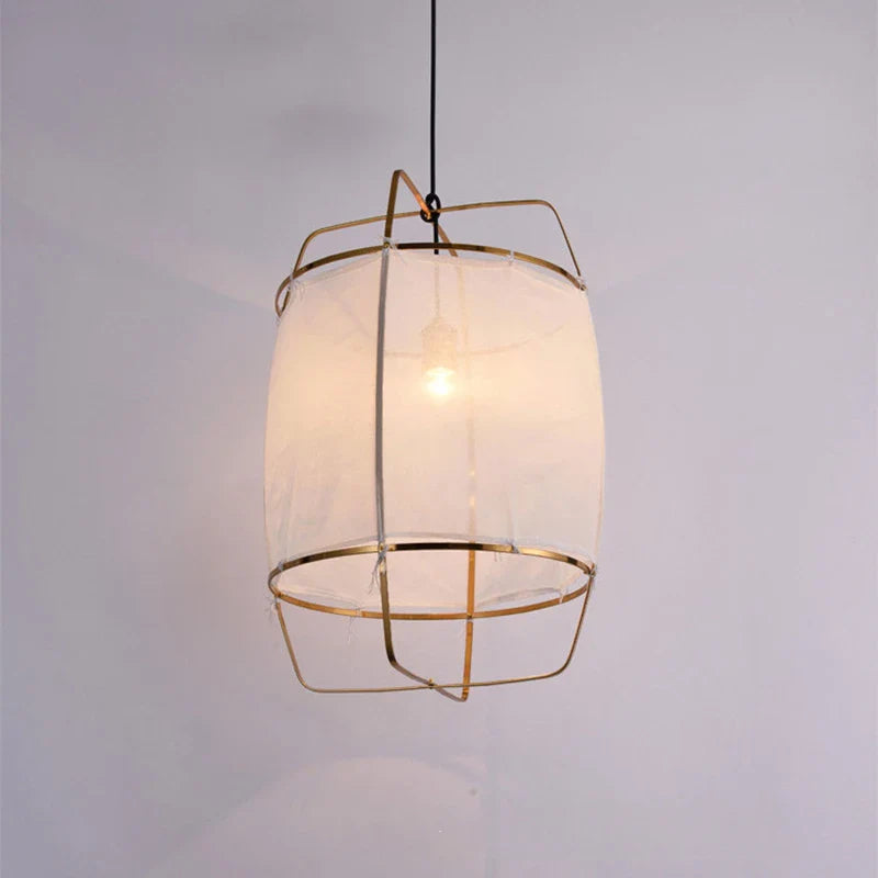 Axyaa Bohemian Gauze Ceiling Pendant Light for Art Deco Ambiance