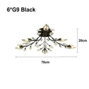 Axyaa Crystal Ceiling Light Tree Branch Modern Minimalist American Style