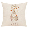 Milu Deer Pattern Print Pillow for Home Decor by Axyaa