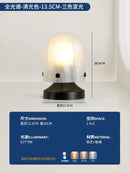 Axyaa Mushroom Glass Table Lamp LED E27 - Minimalist Romantic Atmosphere
