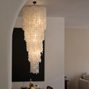 Crystal Chandelier Stair Pendant Lamp Living Room Interior Lighting by Axyaa
