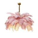 Axyaa Nordic Feather LED Chandelier Pendant Light for Modern Home Decor