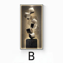 Axyaa Abstract LED Wall Light for Living Room Decor and Art Mural Lighting