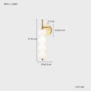 Axyaa LED Magic Bean Brass Ball Chandelier for Modern Living Room & Bar Counter
