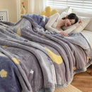 Axyaa Double Thickened Raschel Blanket for Winter Warmth