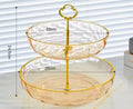 Axyaa Multi-Layer Snack Tray Set for Family Tea Table and Living Room