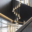 Axyaa Nordic Chandeliers Dining Room Pendant Lights Ceiling Hanging Lamps