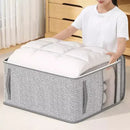 Axyaa Clear Window Clothes Storage Bag, Large Capacity Wardrobe Organizer