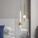 Axyaa Modern LED Pendant Lamp for Nordic Minimalist Bedroom and Living Room