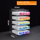 Axyaa Acrylic Marker Pen Holder & Storage Shelf for Office & School Supplies