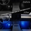 Axyaa Ultra-bright LED Interior Foot-Well Lights for Tesla Model 3 Y S X