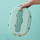 Axyaa Stainless Steel Bento Lunch Box Set - Large Capacity, 4/5 Compartment