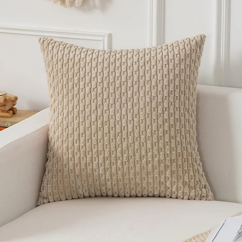 Axyaa Soft Striped Cushion Covers - Stylish Home Decor Pillow Cases