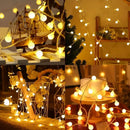 Axyaa Ball LED String Lights for Home Garden Party Christmas Decor