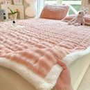 Axyaa Winter Warm Plush Mattress Topper - Super Soft & Cozy Foldable Bed Cover