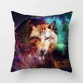 Axyaa Wildlife Wolf Decorative Pillow Sleeve for Home and Office Décor