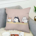 Axyaa Shiba Inu Cushion Cover 45x45cm for Bed or Chair Decor