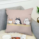 Axyaa Shiba Inu Cushion Cover 45x45cm for Bed or Chair Decor