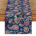 Axyaa Paisley Pattern Table Runner for Wedding, Dining, and Holiday Party Decor