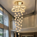 Axyaa LED Pendant Staircase Chandeliers for Modern Living Room Lighting