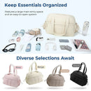 Axyaa Lightweight Travel Duffel Tote for Women with Waterproof Pockets