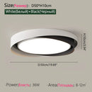 Axyaa Minimalist LED Ceiling Lights Round Dining Study Master Bedroom Lamp