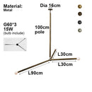 Axyaa Gold Y Shape Hanging Chandelier for Home Decor