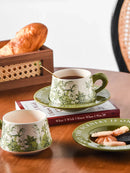 Axya Ceramic Mugs: Hand-painted Coffee Cups & Kitchen Plates for Unique Home Decor