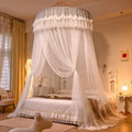 Axyaa Summer Dome Mosquito Net for Bedroom Decor, 1.5m/1.8m Bed, Romantic Canopy Netting
