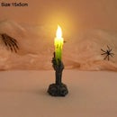 Axyaa Halloween Ghost Candle Light for Spooky Home Decor & Happy Parties